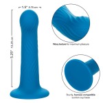 CALEXOTICS  WAVE RIDER RIPPLE ANAL PLUG BLUE